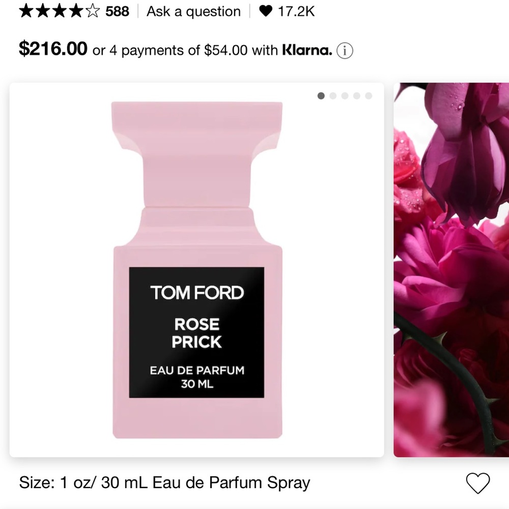 Tom Ford Rose Prick 30ml